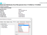 Selected Attributes From Recipients