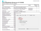 Distribution Groups