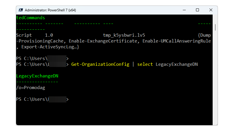 How To Determine The Name Of Your Exchange Organization Name via PowerShell